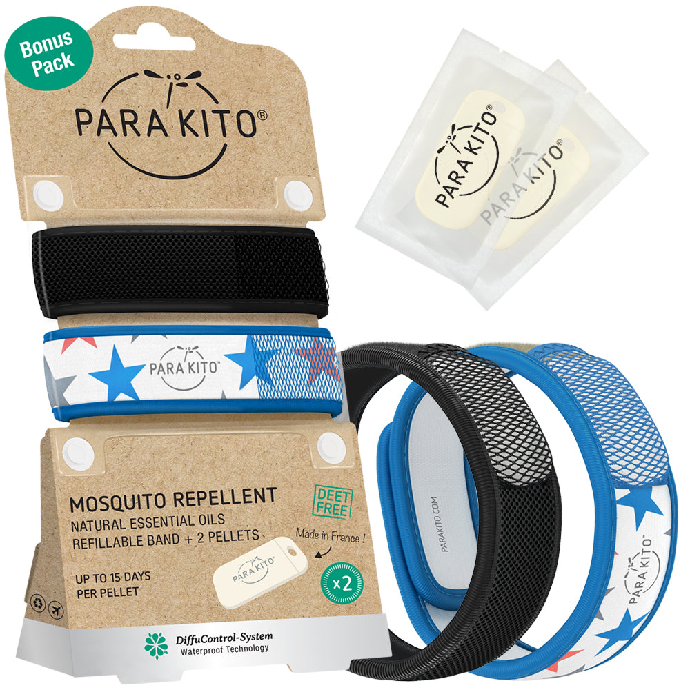 Mosquito Repellent Bonus Pack - 2 Wristbands with 2 refills