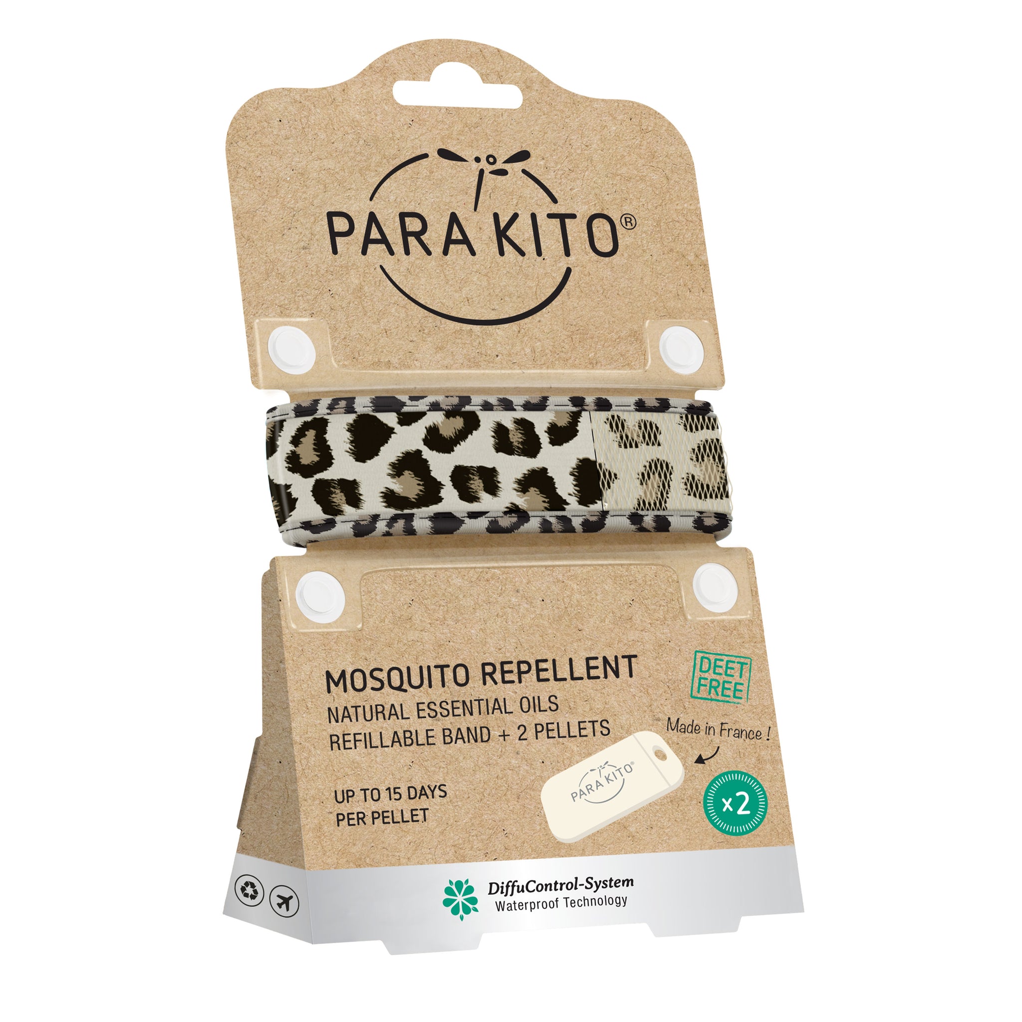 Mosquito Repellent Wristband - Leopard